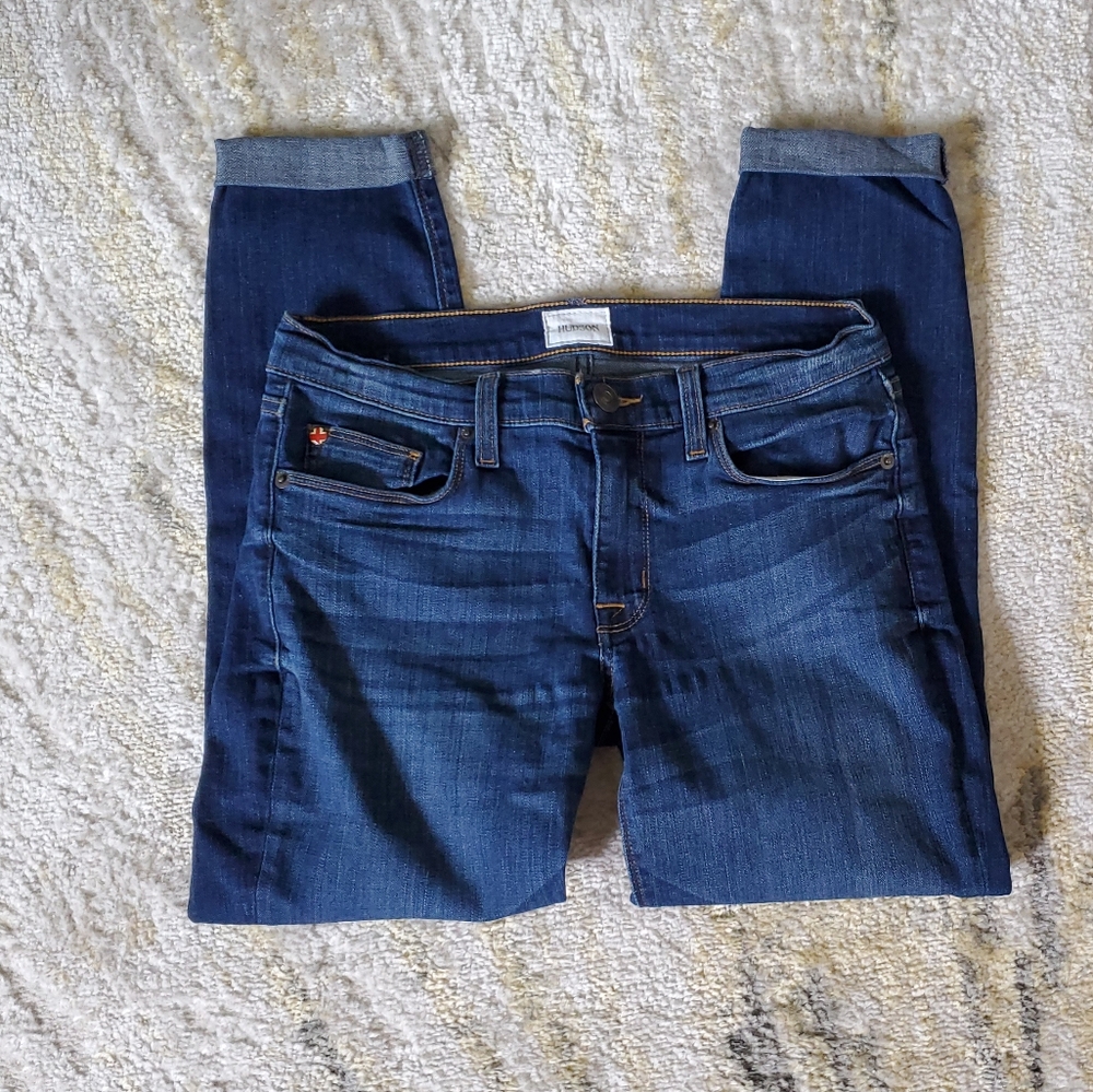 Hudson - Harkin Crop Super Skinny Cuff Jeans